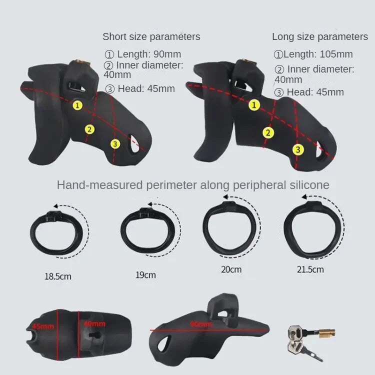 Curved Fishmouth Chastity Cage - image 8