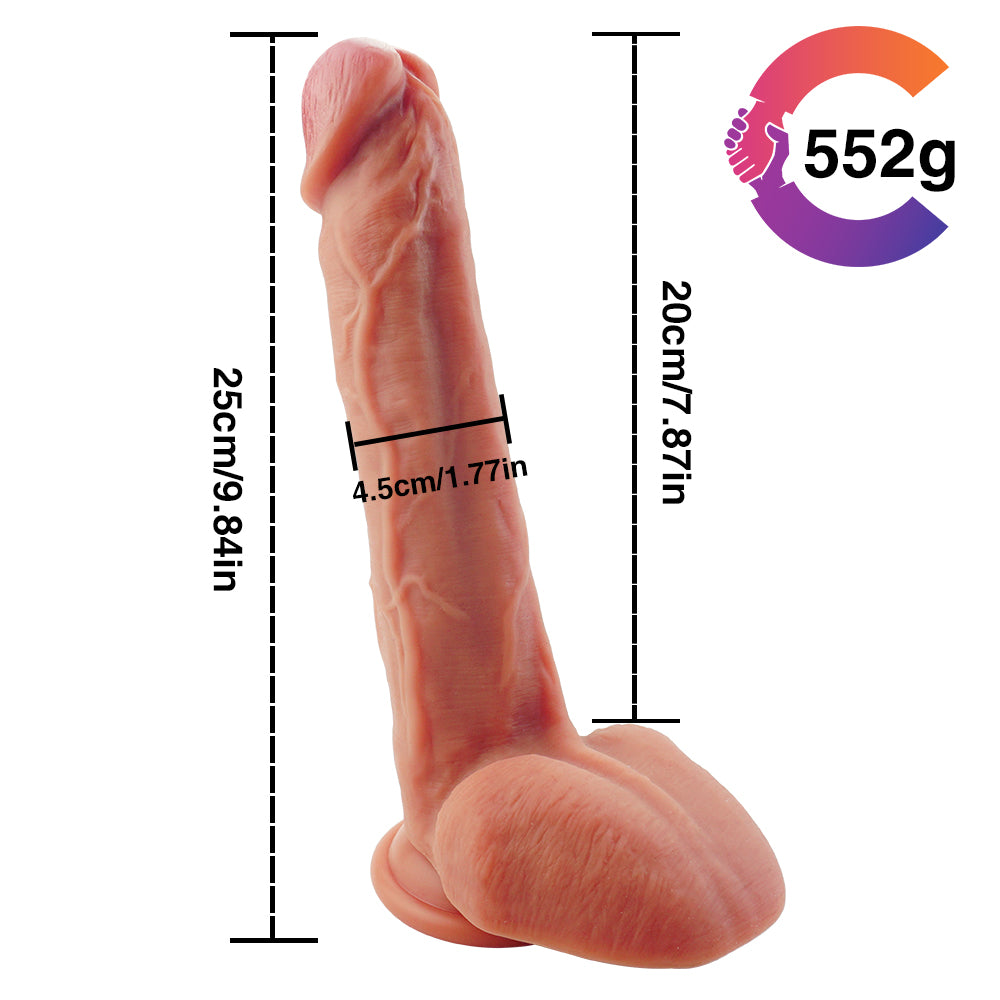 High Quality Dildo 0.55kg - Flesh - Tone - image 9