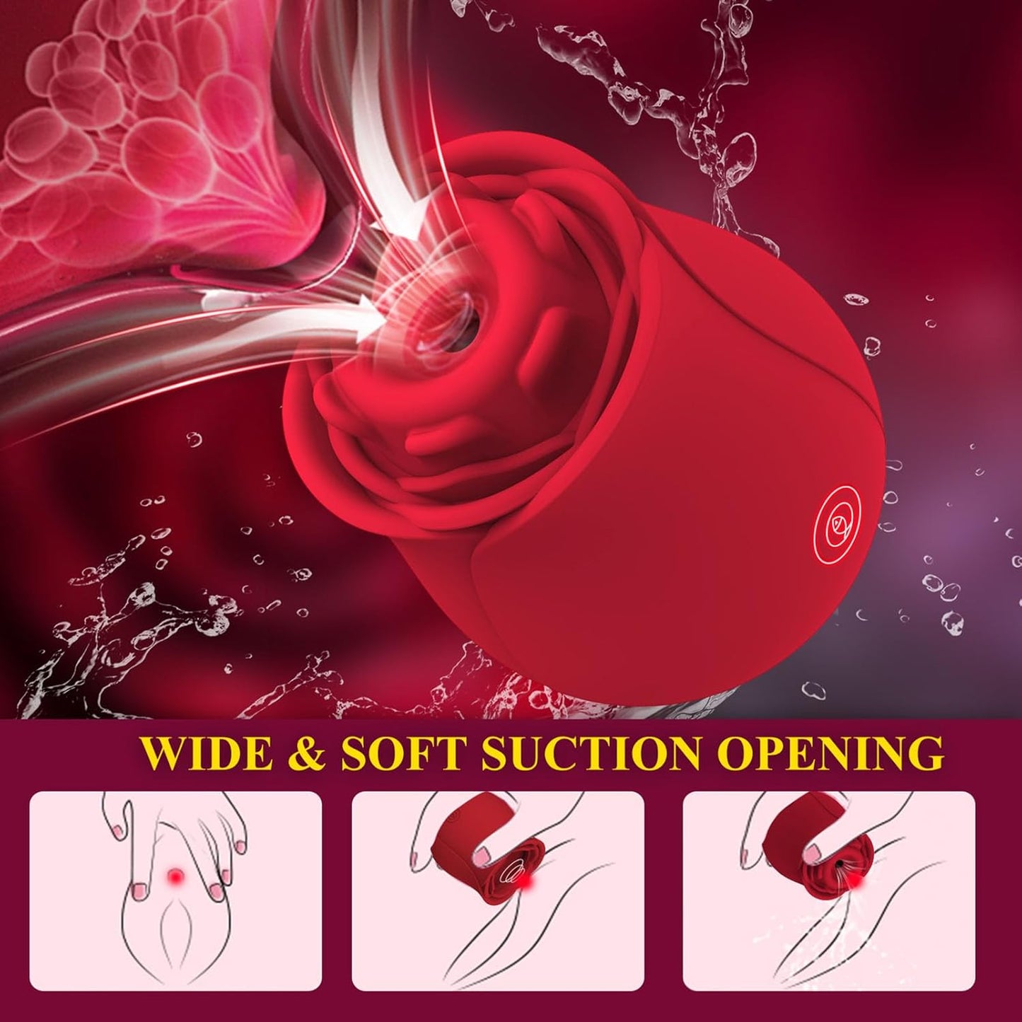 Clitoral Sucking & Slapping Vibrator – Rose Toy for Intense Pleasure - image 8