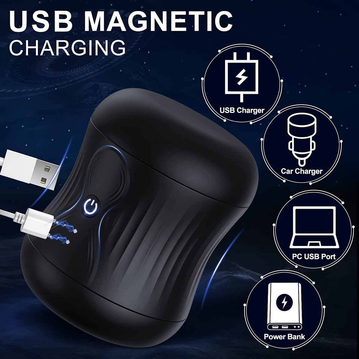 Electric Pocket Masturbator With 10 Vibration - image 3
