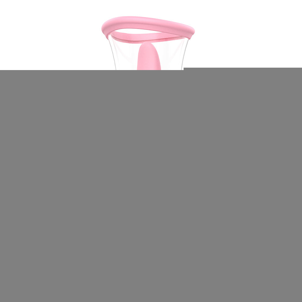 Silicone Nipple Clit Sucking Licking Vibrator - Pink - image 7
