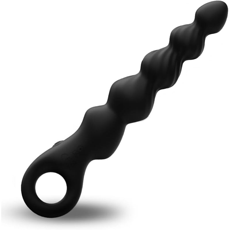 WavePulse Pro - 12X Vibrating Anal Beads - Black - image 16