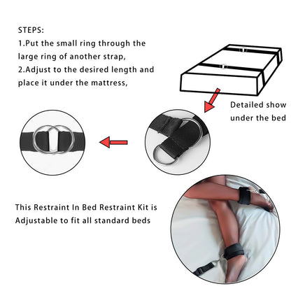 Bedroom Bondage Restraints Bdsm Kit Sex Toy - image 2