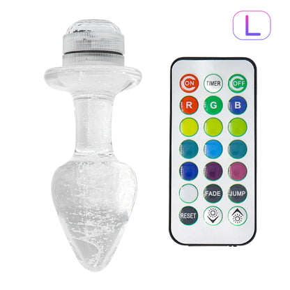 Led Crystal Anal Plug - L - image 11