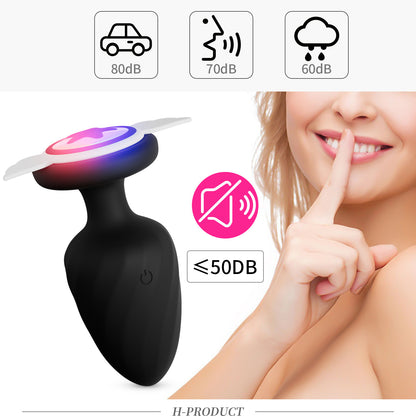 Angel Captain's Shield Light Up Vibrating Anal Butt Plug - image 4