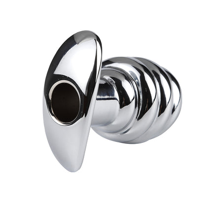 Hollow Ribbed Anal Plug - image 4