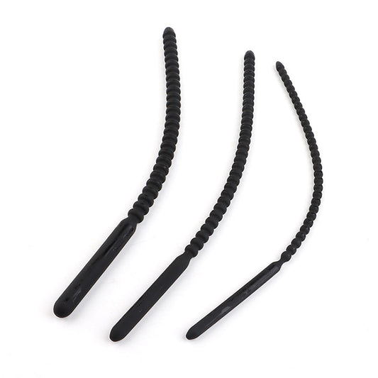 Silicone Beaded Urethral Sound - image 1