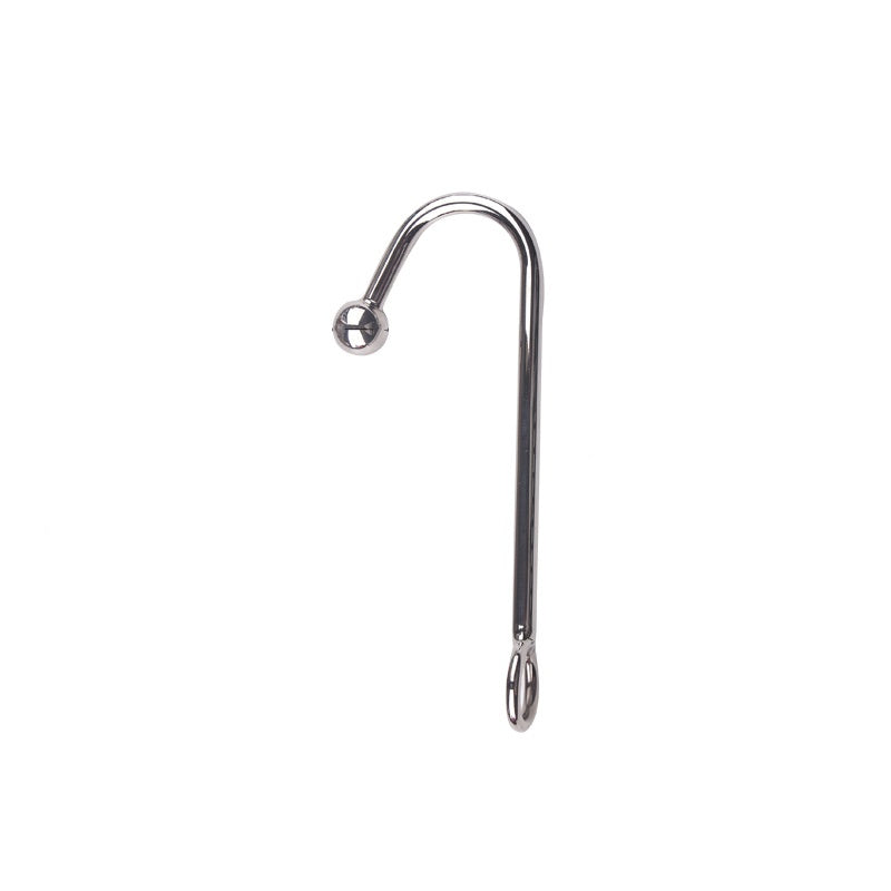 Stainless Steel Anal Hook Butt Plug - silver - image 0
