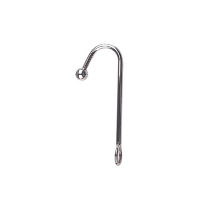 Stainless Steel Anal Hook Butt Plug - silver - image 0