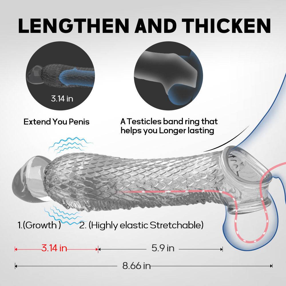 Long and Thick Dragon Cock Sleeve - image 2