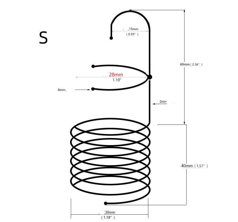 Stainless Steel Penis Ring Urethral Sound Rod Urine Plug - S - image 5