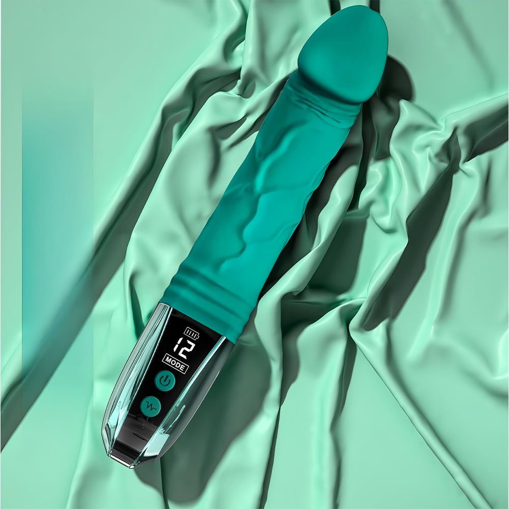 G Spot Dildo Vibrator with LED Display - image 10