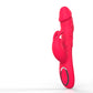 10-Mode Silicone Dual-Stimulation Rabbit Vibrator - Dark Pink - image 10