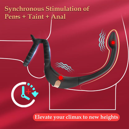 Vibrating Cock Ring Taint Stimulator with Remote Control - image 3
