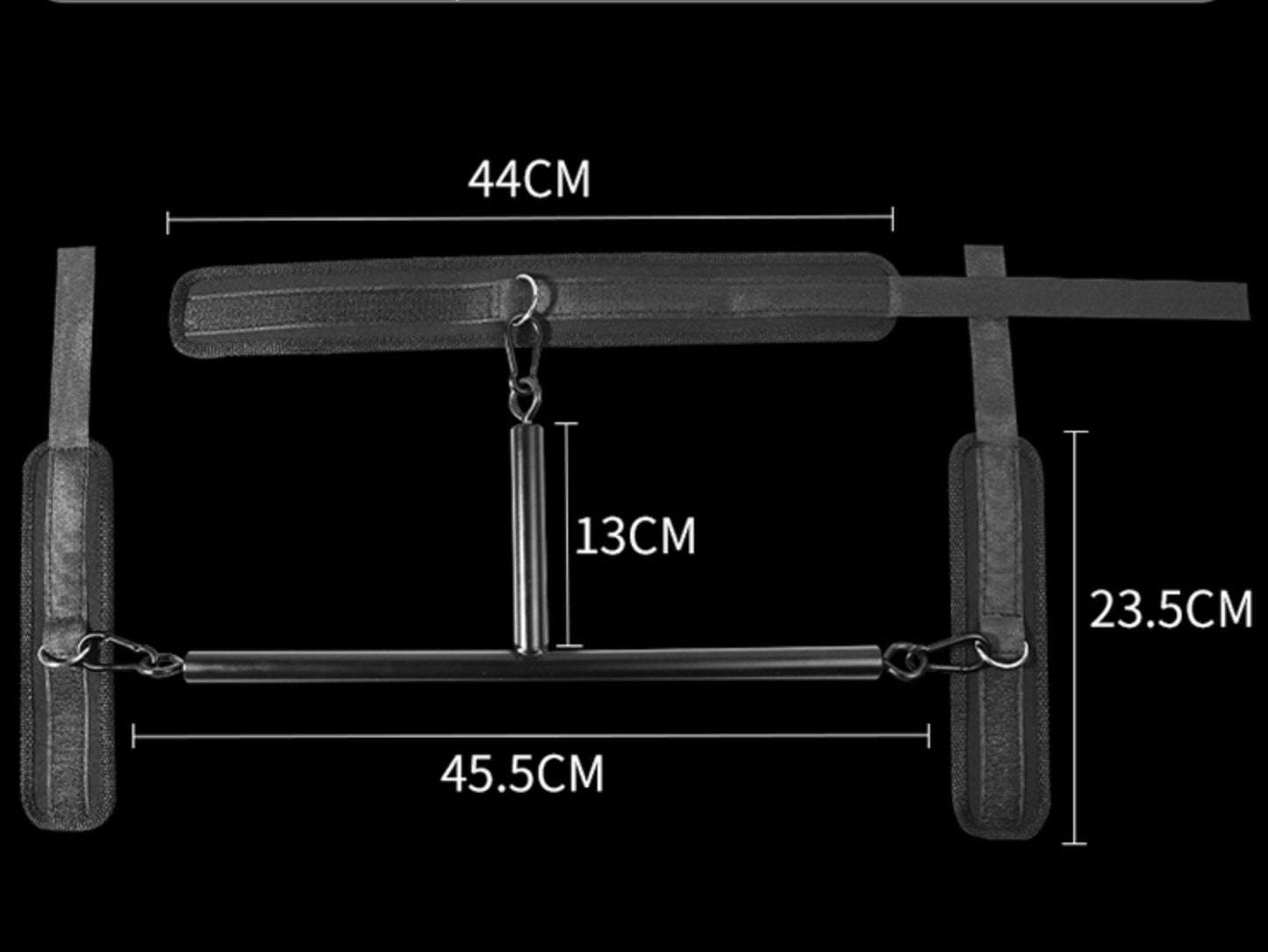 T Shape SM Spreader Bar Hand & Neck Restraints - image 4
