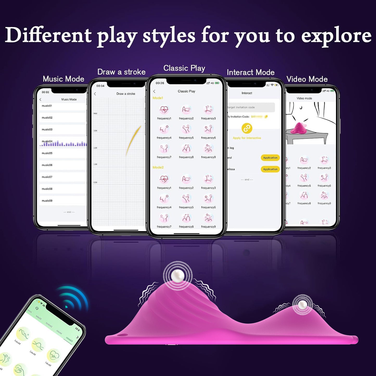 APP Remote Control Butterfly Wearable Vibrator 9+9 Vibration Modes - image 5