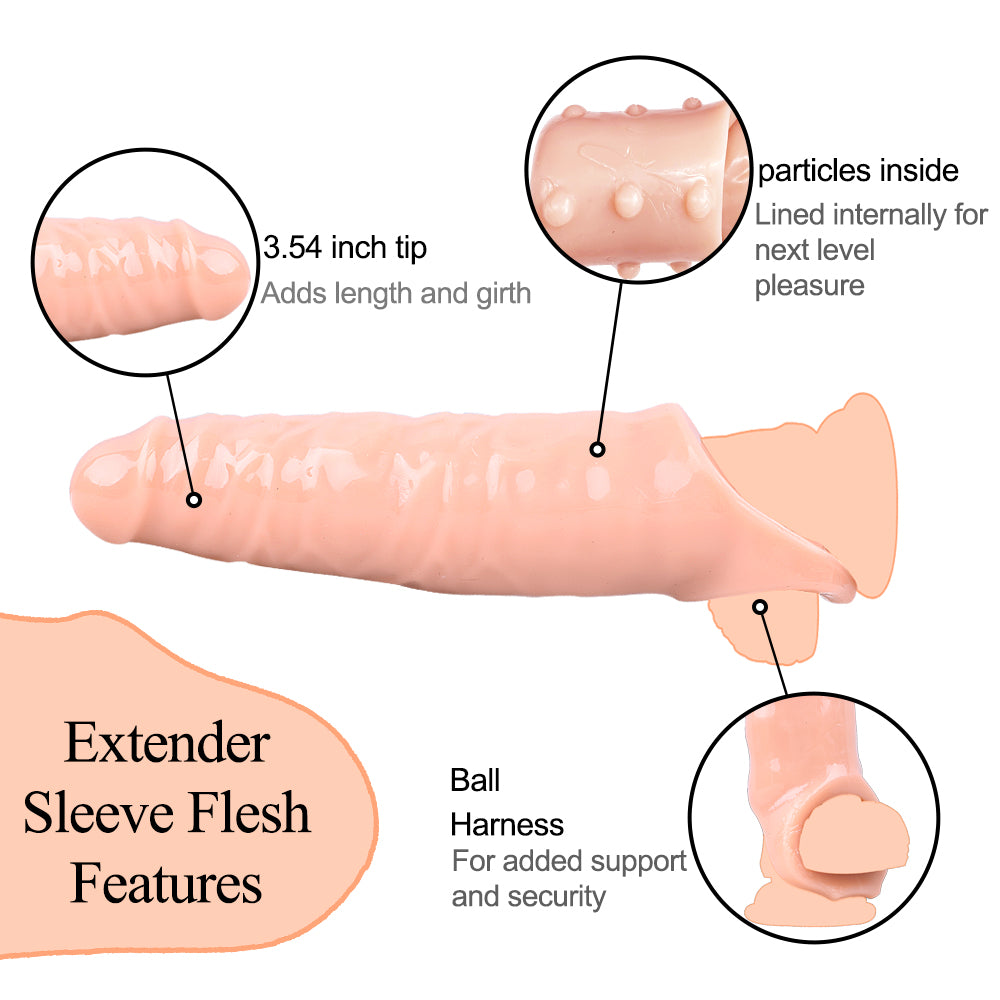 Mighty Penis Extender Sleeve with Ball Loop - image 7