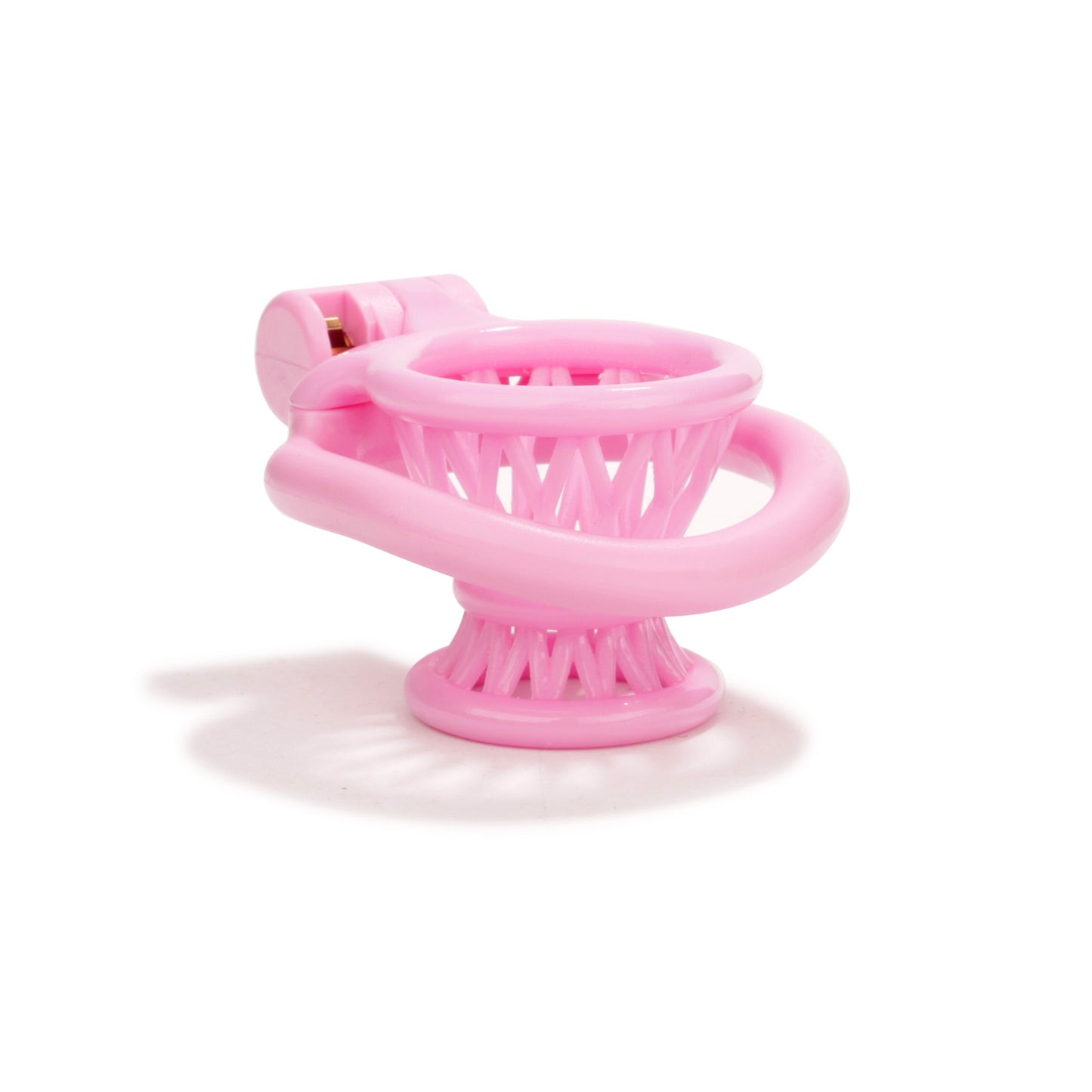 ABS Negative Chastity Cage for Men Lightweight with 4 Rings  - image 3
