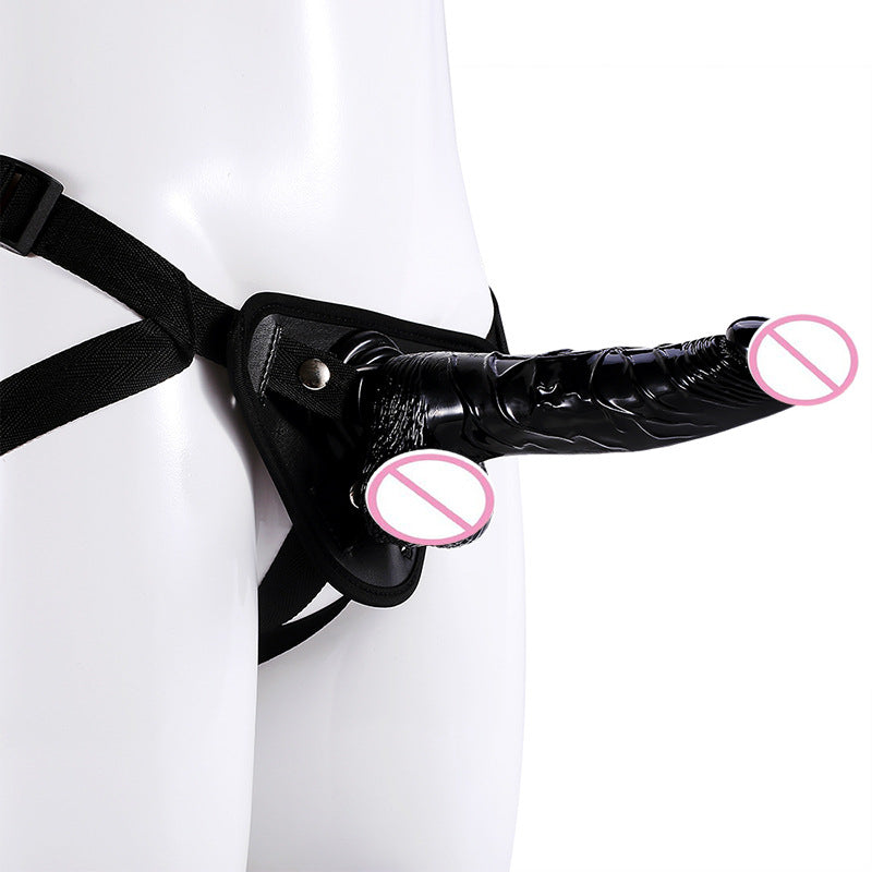 Water-proof Strap-on Dildo - Black - image 7