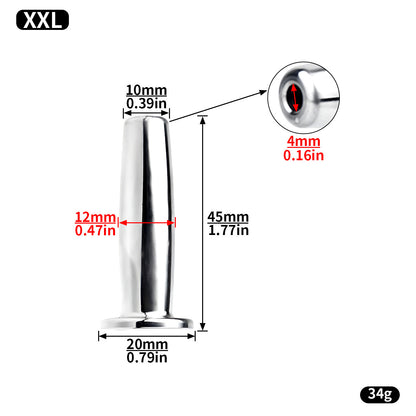 Short Stainless Steel Urethral Sounding Rods - XXL - image 5