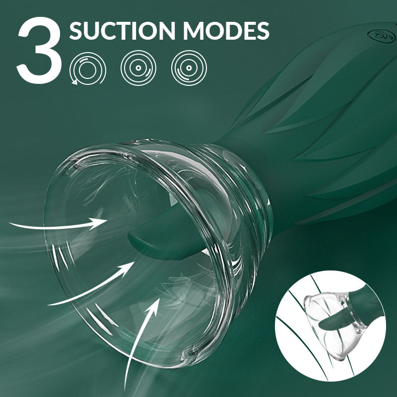 USB Charging Clitoris & Nipple Licking Sucking Vibrator - image 5