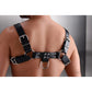 English Bull Dog Leather Chest Harness Sexy Men Lingerie - image 2