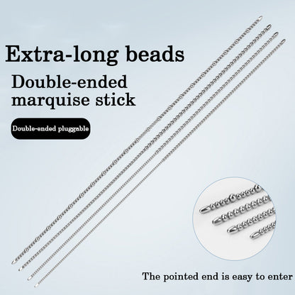 Beaded Stainless Steel Urethral Sound Kit for Men – 4 Styles & Multiple Sizes & Body-Safe Material - image 6