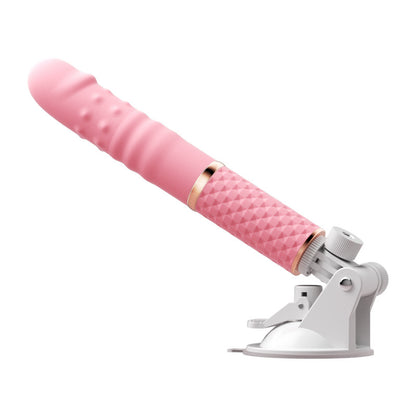 2-in-1 Sex Machine & Realistic Dildo With 10 Thrusting Modes  - Pink - image 1