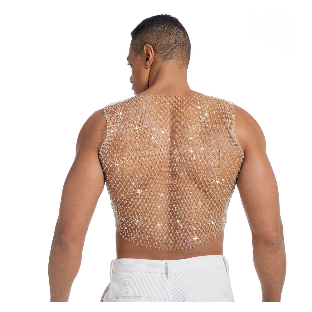 Starluxe Mesh Sparkle Top – Style D - image 4