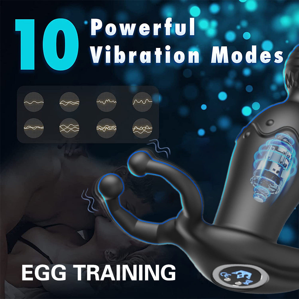 App Control Vibrating Beaded Butt Plug - image 4