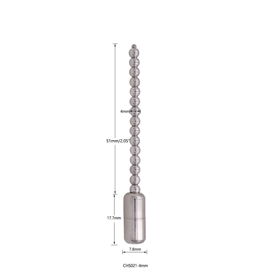 Dominator Urethral Sounds: Bullets - 4mm - image 4