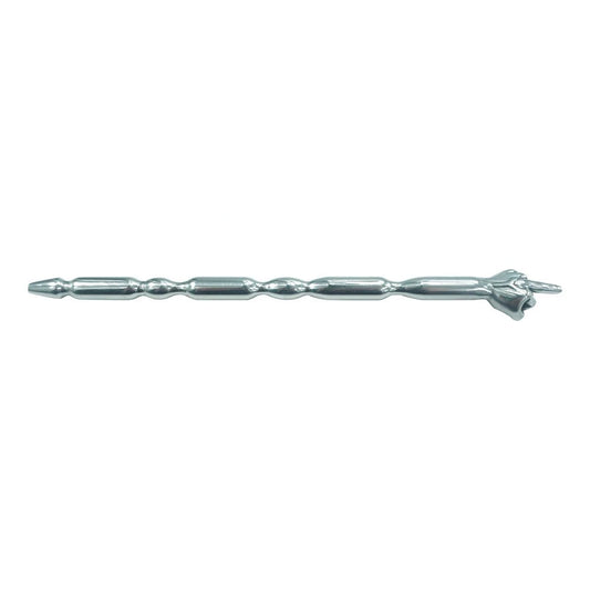 Middle Finger Urethral Sounding Rob - Silver - image 0
