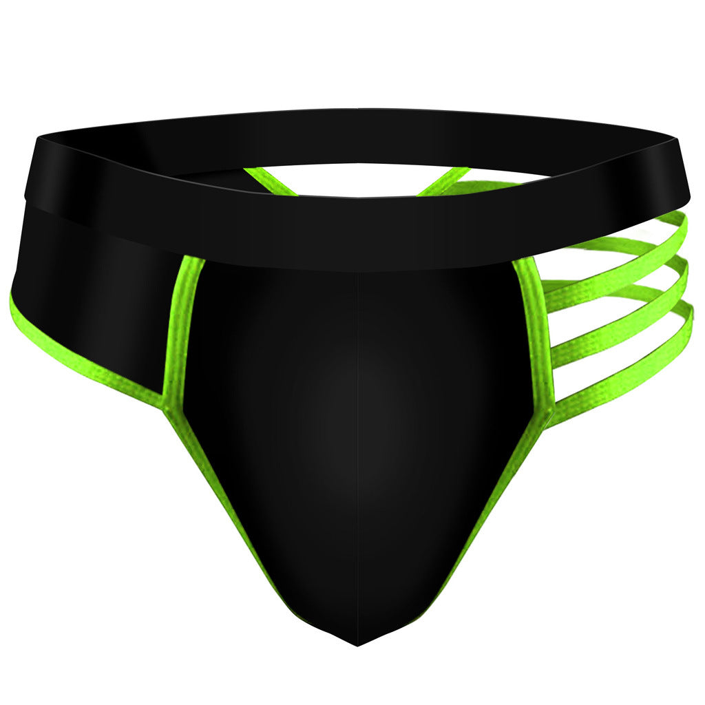 Unique Sexy Men Underwear Thong Lingerie - Green - One size fits all - image 5