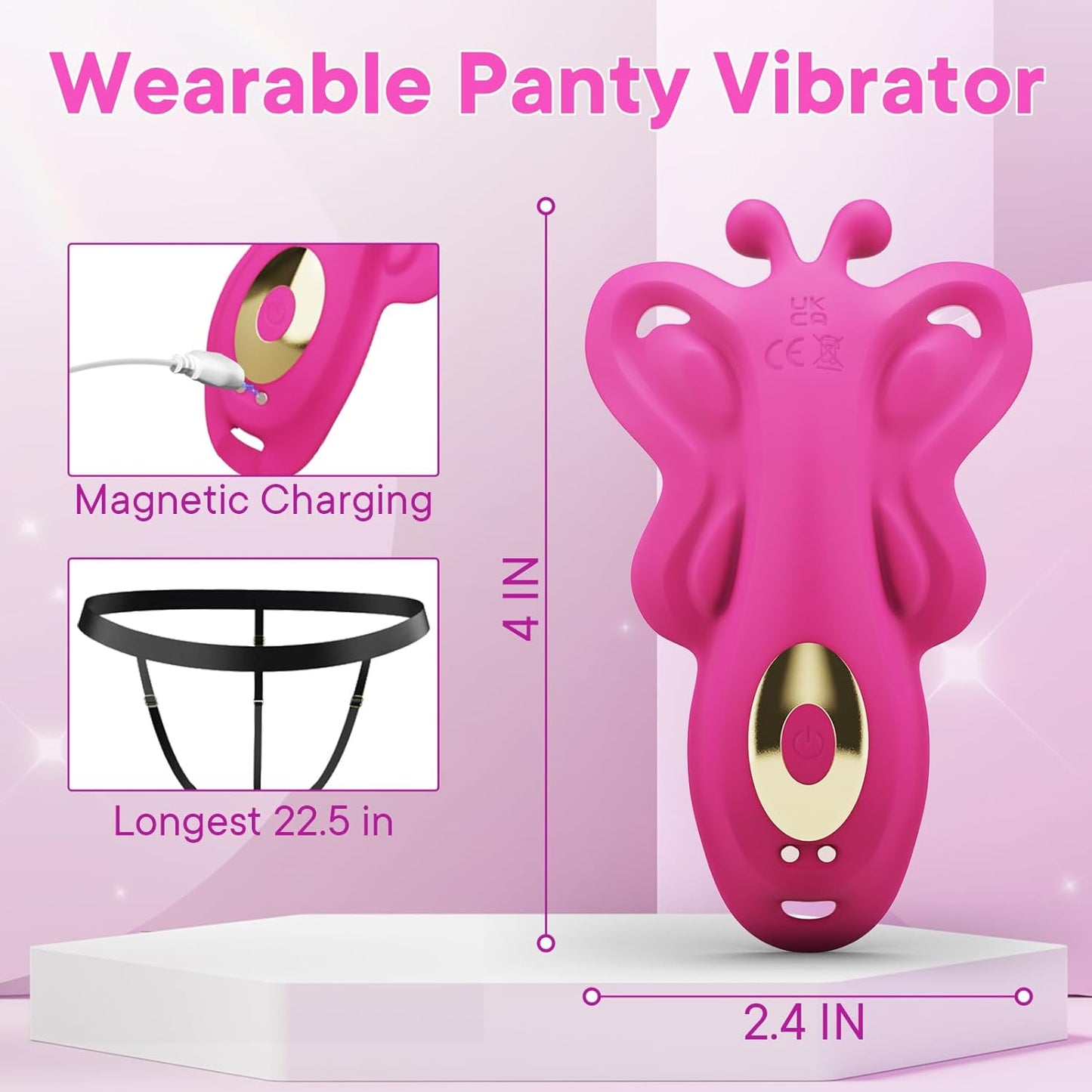 Thong Panty Wearable Vibrator Clitoris Stimulator - image 2