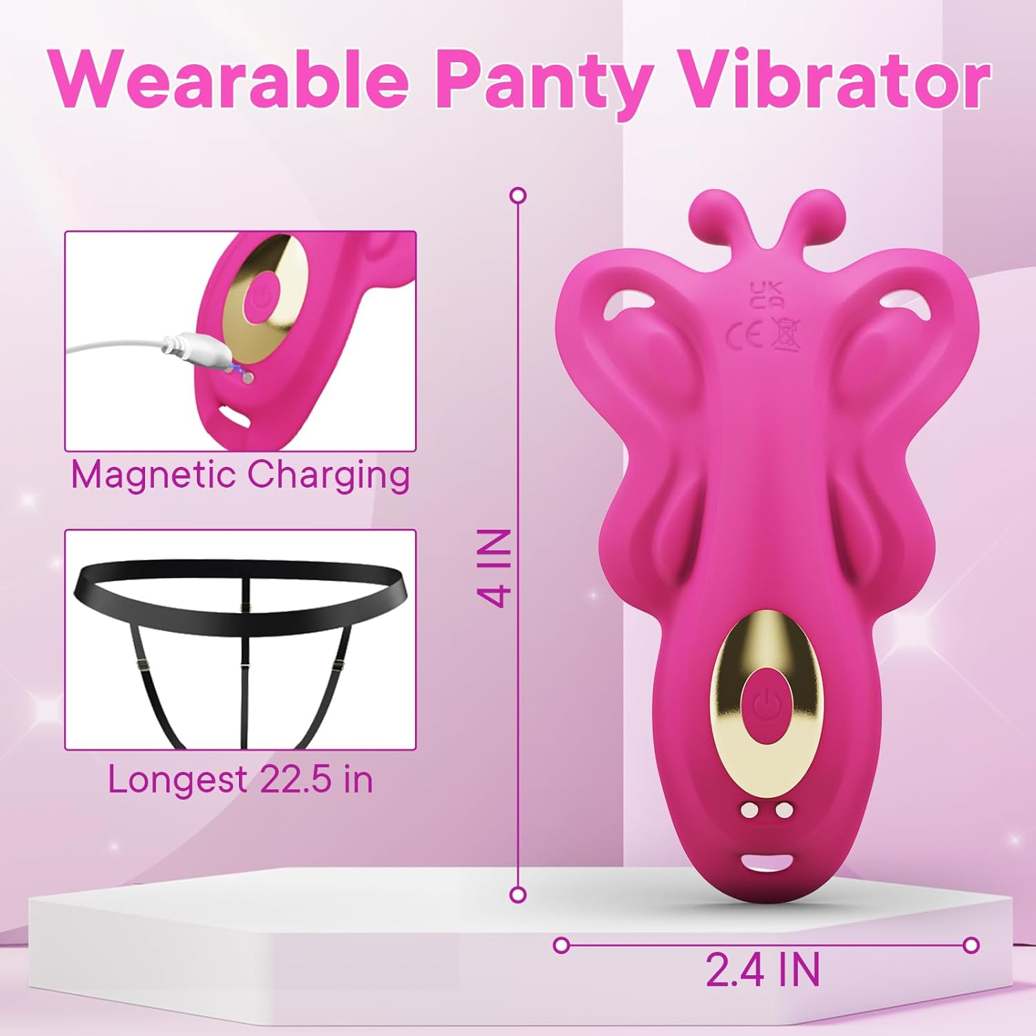 Thong Panty Wearable Vibrator Clitoris Stimulator - image 2