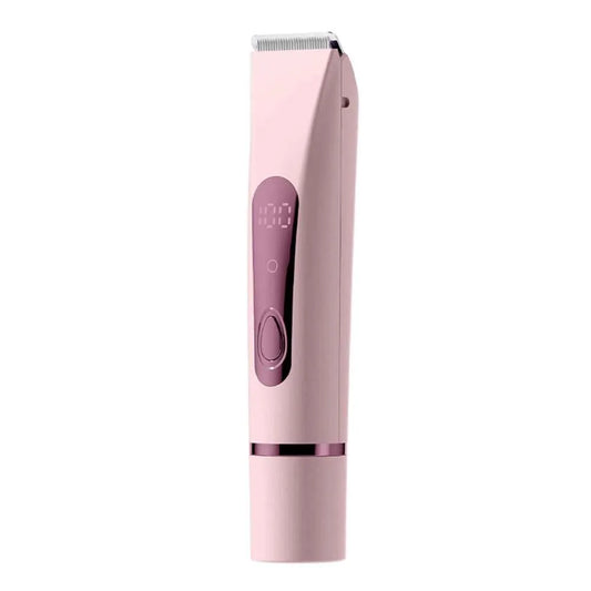 Silky Smooth 2-in-1 Bikini & Facial Hair Trimmer For Women - Pink - image 0