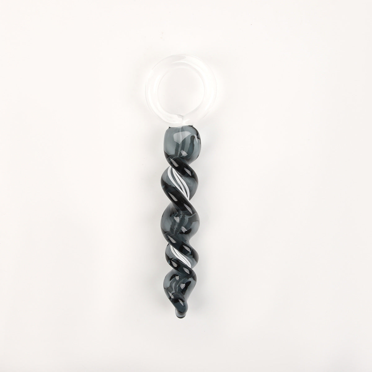 Anal Trainer Crystal Thread Glass Anal Plug - B - image 1