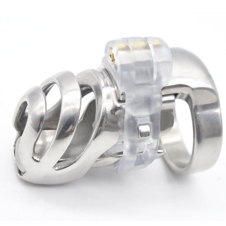 Ch40 - Detachable Prince Albert Lock Chastity Cage - image 0