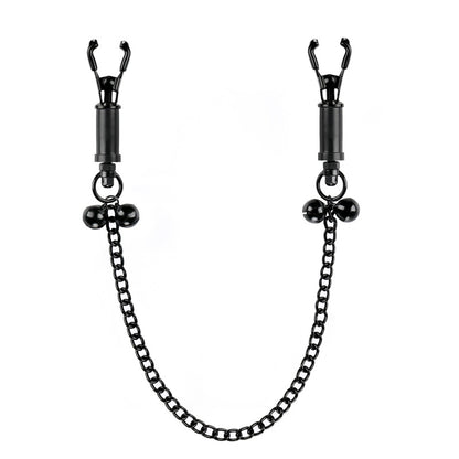 Silicone-tipped Nipple Clamps With Bells - Black - image 3