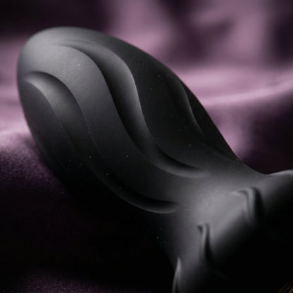 Remote Control Spiral Texture Vibrating Anal Massager - image 5