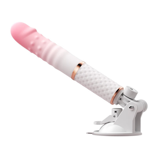 2-in-1 Sex Machine & Realistic Dildo With 10 Thrusting Modes  - Gradient colors - image 0