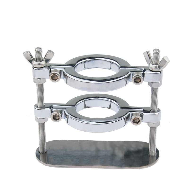 Adjustable Stainless Steel CBT Ball Stretcher with Removable Spikes – Extreme Pleasure & Pain Control - C - image 6