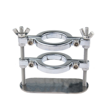 Adjustable Stainless Steel CBT Ball Stretcher with Removable Spikes – Extreme Pleasure & Pain Control - C - image 6
