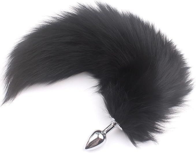 Sexy Cosplay Foxtail Anal Plug - Black Beauty Tail - image 7