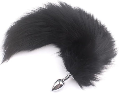 Sexy Cosplay Foxtail Anal Plug - Black Beauty Tail - image 7