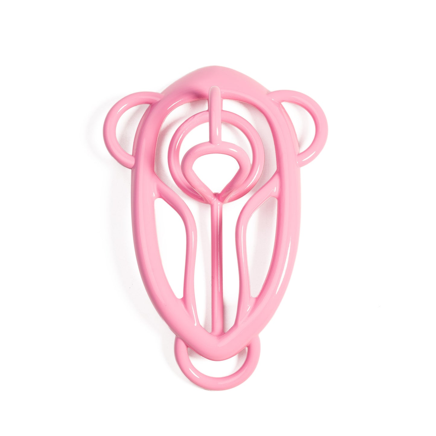 Blush Aura Resin Chastity Clamp - Pink - image 3