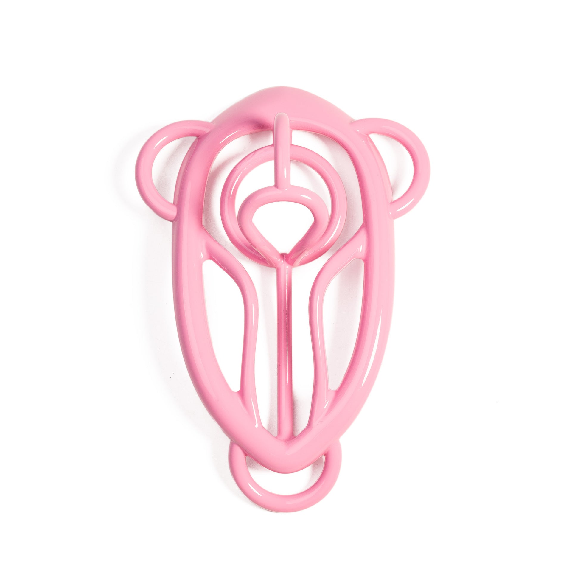 Blush Aura Resin Chastity Clamp - Pink - image 3