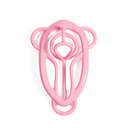 Blush Aura Resin Chastity Clamp - Pink - image 3