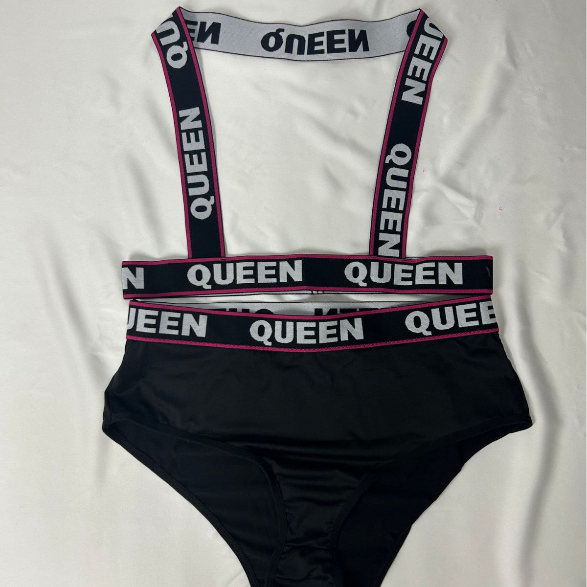 Queen Bee Booty Short and Strappy Top Set - image 0