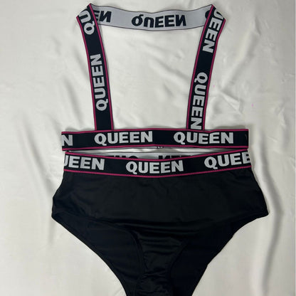 Queen Bee Booty Short and Strappy Top Set - image 0